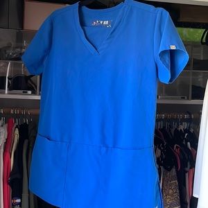 Grey’s Anatomy Signature Blue Scrub Top and Pants (Set) scrubs